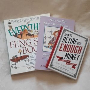 3 BOOKS including How to Retire with Enough Money